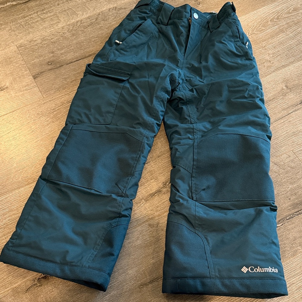 Columbia Kids XS Teal Waterproof Ski Snow Pants